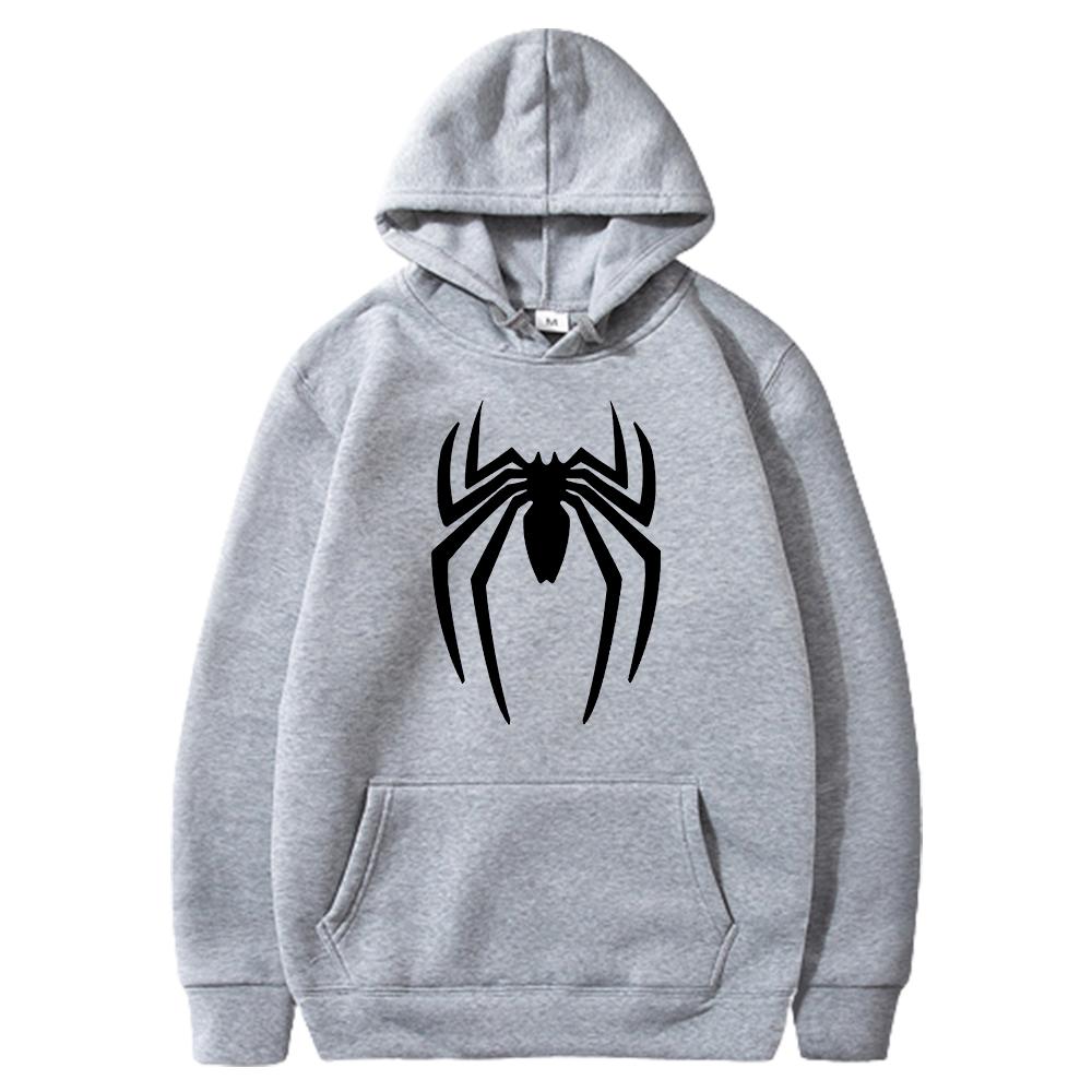 2025 Осень Новая мода Открытый Комфортная одежда Пуловер 2d Spider Взрослый Мужской Повседневный Длинный рукав Толстовка Топы Спортивный Стиль