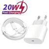 Зарядное устройство PD 20 Вт, быстрая зарядка, зарядное устройство USB C для iPhone 15 14 13 Pro Max Mini X XS, быстрая зарядка, зарядное устройство типа C для телефона, адаптер питания