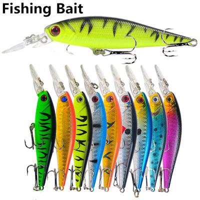 Рыболовная приманка с 3D глазом гольяна Isca, искусственная бионическая приманка, 10 см, 9,4 г, искусственная приманка, имитирующая твердые приманки Rapala Wobbler