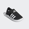 Adidas LWS08 Junior Summer Water Sandals for Boys and Sizes Size Closed-Toe Girls, 17-22cm, Black/White, 22.0cm