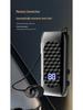 Bluetooth-гарнитура DR13 с клипсой и выдвижным шнуром, 20 часов работы от аккумулятора, цифровой дисплей, вибрация при деловом звонке и голосовое оповещение номера.