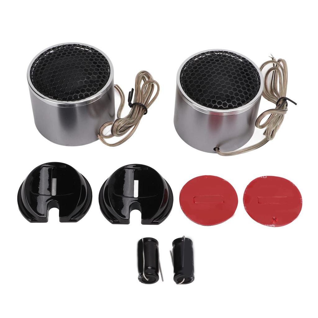 FEIP Car Mid-Range Speaker, Car Loudspeaker HIFI Technology Low Loss Treble Crossover Pure Sound for Car Modification