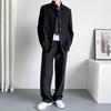 Chinese Style Stand Collar Suit Jacket Men's Casual Suit Tunic Suit
