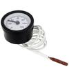 Dial Thermometer Capillary Temp Gauge W/ Sensor For Measuring Water Liquid