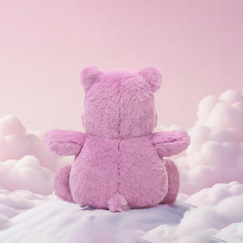 26CM Cute Purple Hippo Soft Plush Toy Stuffed Lavender Hippo Animal Doll Cartoon Plush Doll Home Decoration Birthday Kids Gift