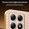 For Xiaomi 14T Phone Case Carbon Fiber Textured Electroplated TPU Back Cover