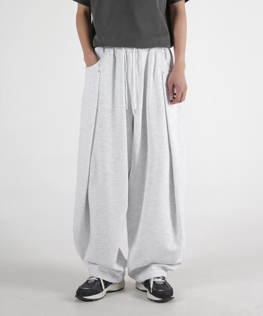 UMM Side Rivet Balloon Wide String Pants 3 Colors