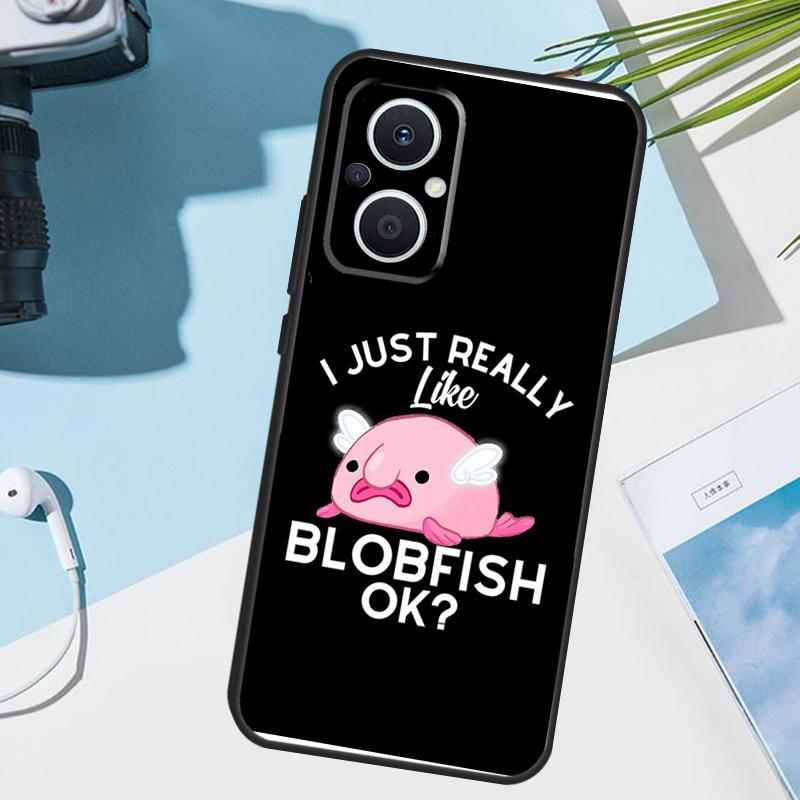 Милый чехол-рыба-капля для OPPO Reno 12F 11F 13F 14F 8T 7 8 Lite 10 11 12 13 14 Чехол для OPPO Find X9 X8 X6 X5 Pro