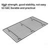 Охлаждающая стойка для выпечки 18x10 дюймов, охлаждающая стойка из углеродистой стали для тортов, печенья, барбекю, термостойкая и экономящая место, нескользящая решетчатая кухонная полка