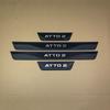 For BYD Atto 3 2022 2023 2024 Atto 2 2025 2026 Door Sill Cover Scuff Plate Kick Protector Sticker Guard Pedal Car Accessories