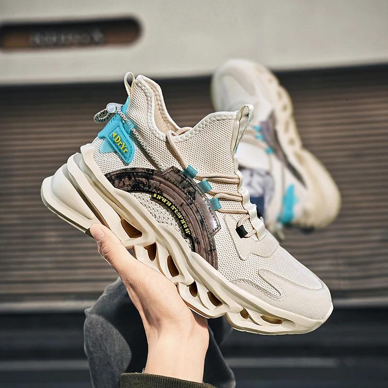 Мужская обувь Кроссовки Мужские теннисные туфли Роскошные мужские повседневные кроссовки для бега Дышащие модные мокасины Кроссовки для мужчин