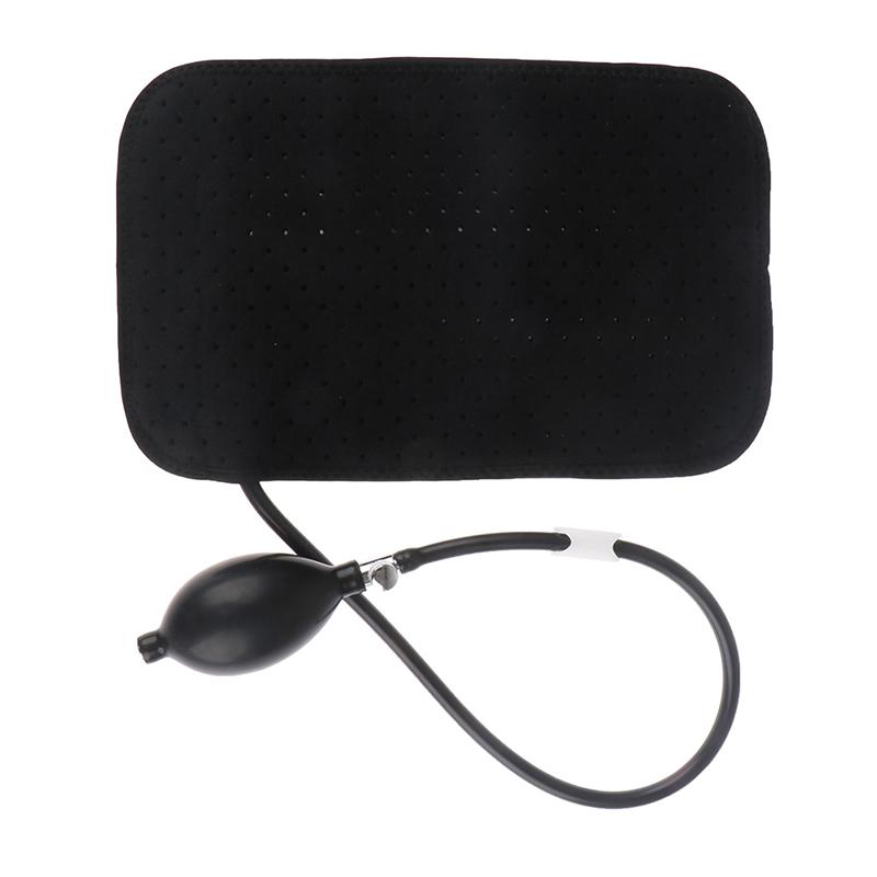 Надувная подушка для поясничной поддержки, портативная, для шеи и плеч, для коррекции осанки, массажная, ортопедического дизайна для облегчения боли в спине