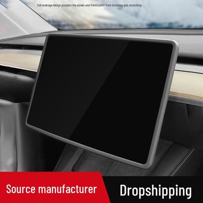 Силиконовая защитная рамка для навигационного экрана Tesla Model 3/Y