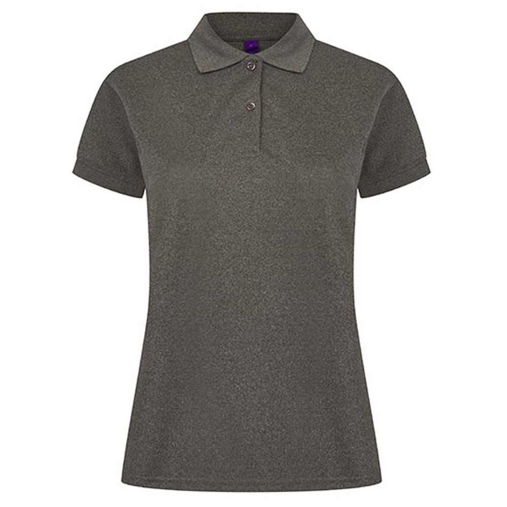 Henbury Womens/Ladies CoolPlus Moisture Wicking Polo Shirt