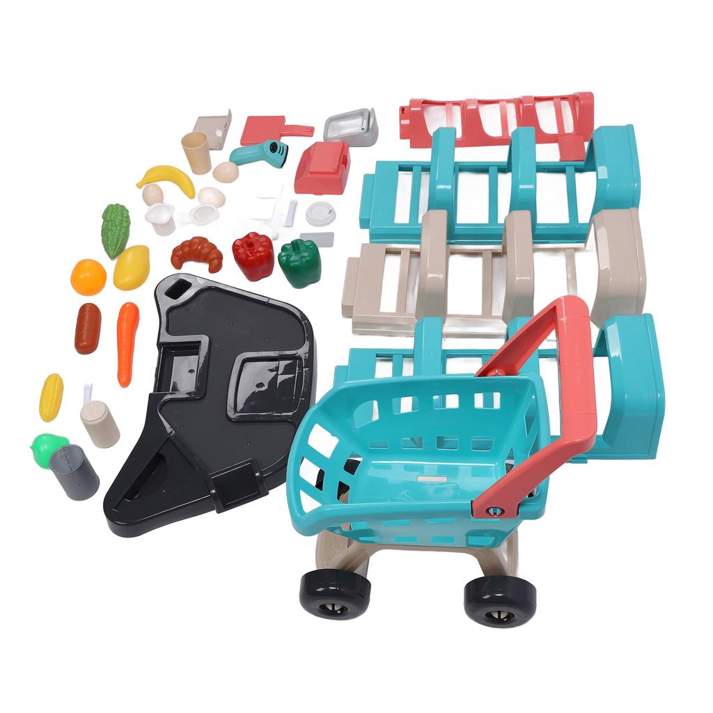 Детский игровой набор «Супермаркет» Игровой набор «Продуктовый магазин» Детская корзина для покупок Игрушки Конфеты Мороженое