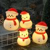 Christmas Lamp Snowman Luminous Toy Ornament Night Light Gift Room Decor