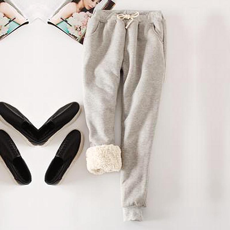 Женские бархатные толстые брюки, осенние и зимние толстые повседневные шаровары