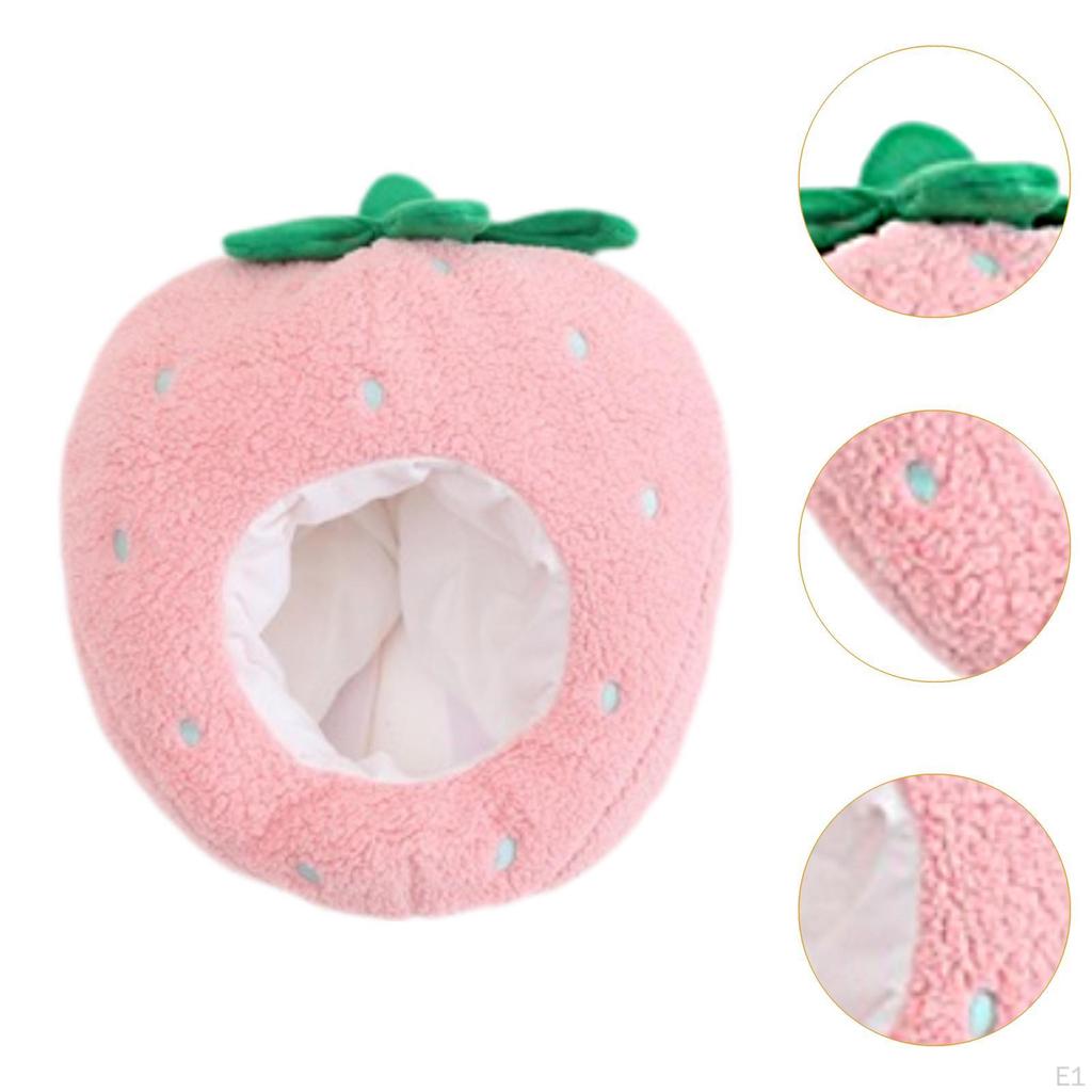 Клубничная шляпа головной убор мягкий плюшевый головной убор для дня рождения карнавала вечеринки принадлежности