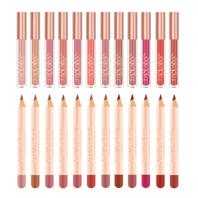 12 шт., палочки для губ, инструмент для красоты, водостойкий макияж, автоматический карандаш для губ, помада, маскарадный карандаш для губ