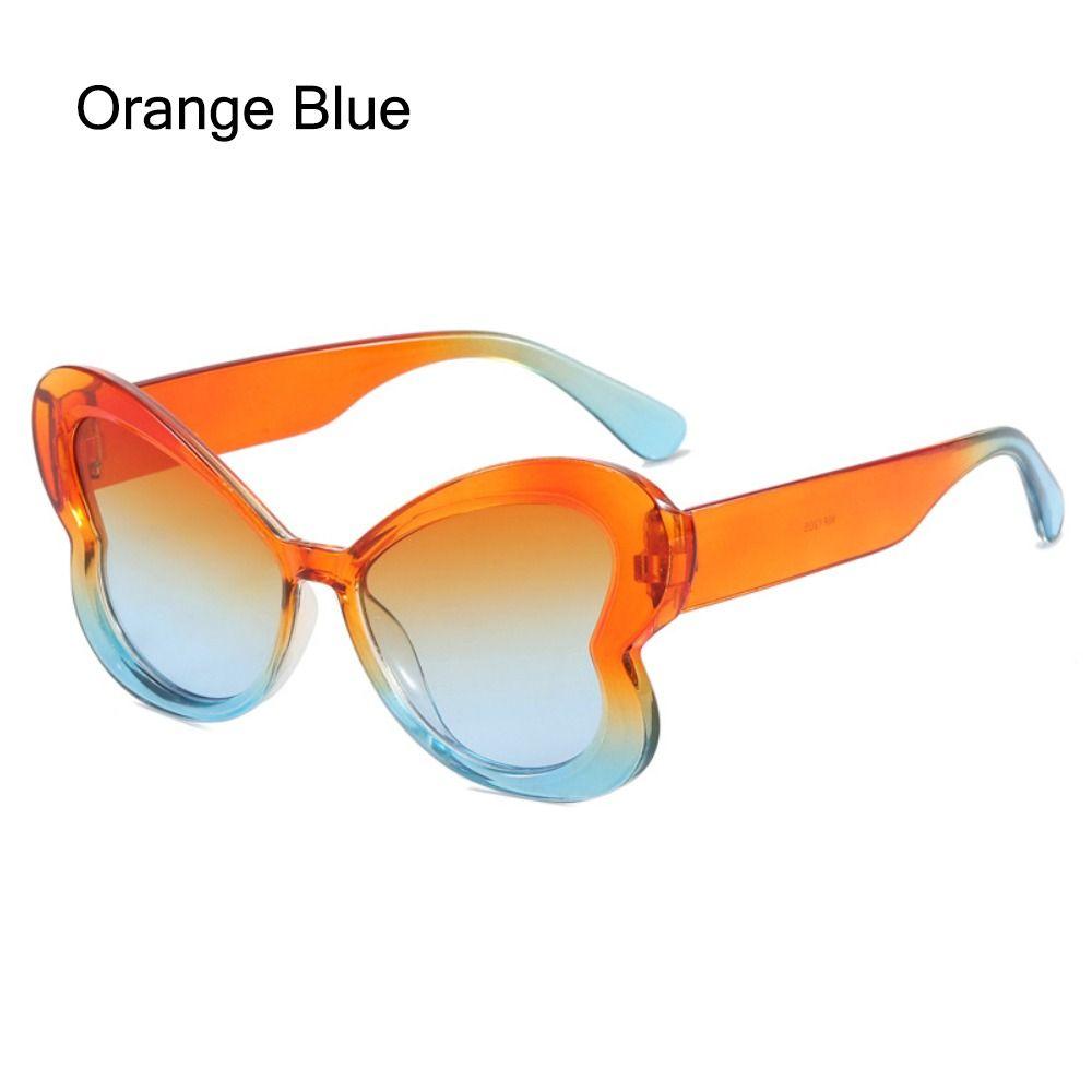 Trendy Candy Color Butterfly Sunglasses Colorful Uv400 Women'S Cat Eye Sun Glasses Gradient Shades