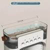 Five-Hole Spray Fan Humidification Refrigeration Air Conditioning Fan Desktop Dormitory Mini Chiller USB