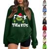 Women's Fashion Casual Print Casual Long Sleeve Round Neck Sweatshirt Top