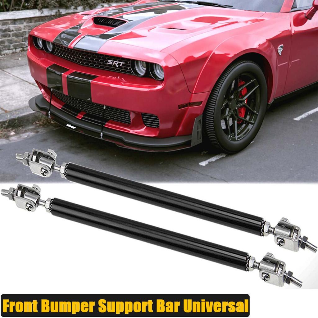 Универсальный для Dodge Challenger Charger SRT SXT RT, передний бампер, сплиттер, спойлер, стойка, стяжка, опорная планка автомобиля