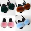 Cozy Women's Girls' Fur Slides With Premium Quality Fuzzy Furry Slippers Design