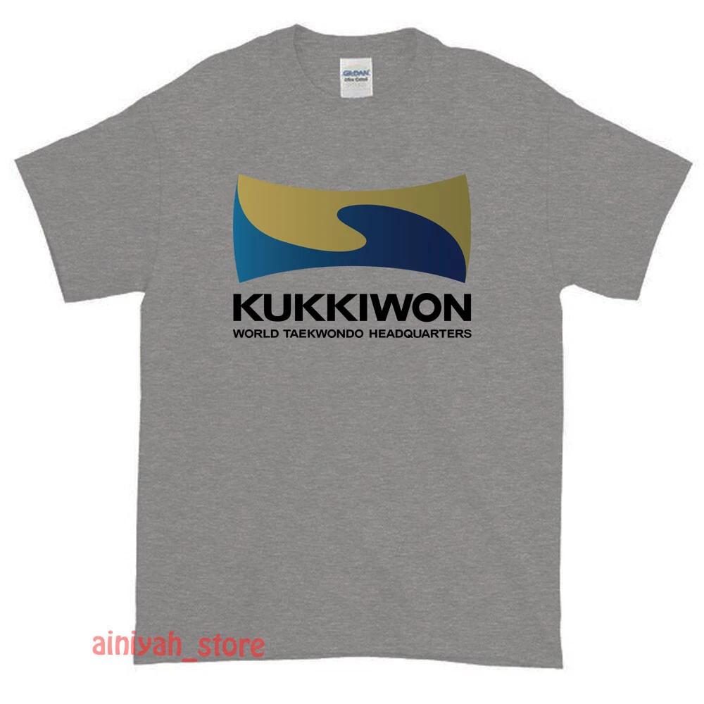 Новая мужская смешная футболка с логотипом KUKKIWON World Taekwondo, размер S-XXL (США)