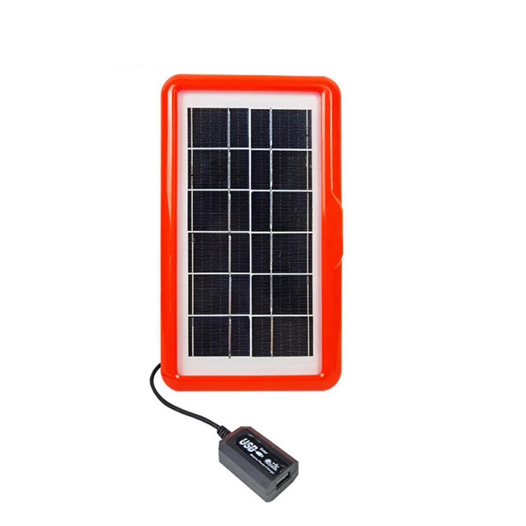 Portable 10W Solar Panel Charger USB Port Monocrystalline Silicon Phone Charger Easy To Carry for Hiking Camping Travel