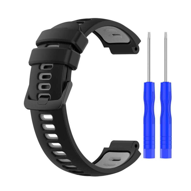 Силиконовый ремешок для Garmin Forerunner 220/230/235/620/630 Ремешок Approach S20 S5 S6 Двухцветный силиконовый ремешок