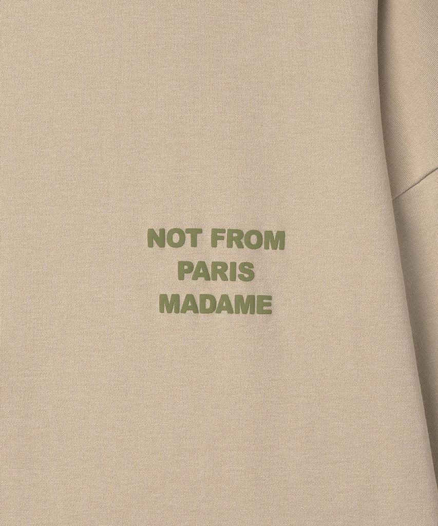 DROLE DE MONSIEUR Le T-Shirt Slogan Ml - Brown