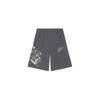 X Disney Star Wars Co-Branded Letter Print Casual Shorts Men Bottoms Thunder-Grey AKSS499-3