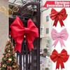 30/50/75cm Christmas Giant Bow Handmade Christmas DIY Decor New Bow Knot Kit  Festivity Decor