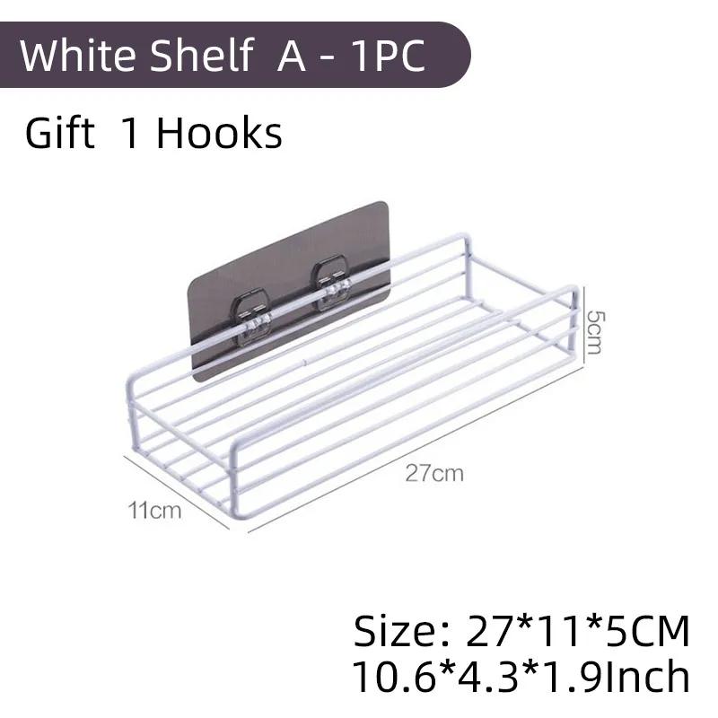 Полки для ванной комнаты из алюминиевого сплава, угловая полка без сверления, стеллаж для хранения душа, держатель, органайзер для туалетной косметики, настенный органайзер для шампуня