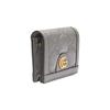 Gucci GG Matelassé Золотой Логотип Складной Дизайн 5 Отделений для Карт Кожаный Клатч-Кошелек Женский кошелек Серый 723786-UM8IG-1275