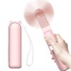 Portable Mini Fan 2000mAh USB Rechargeable 3 Speed Handheld Foldable Fan Hand Held Small Pocket Travel Fan with Handy Power Bank