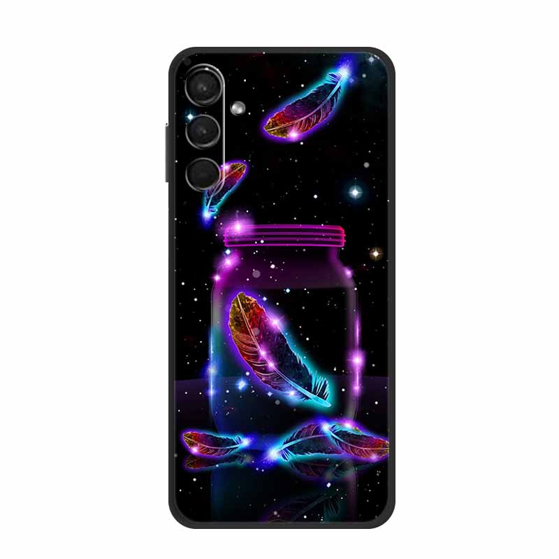 For Samsung A24 Cases A14 A24 A54 A34 5G Lovely Painted Cat Soft TPU Silicon Cover For Samsung Galaxy A54 5G Cover A 24 Bag