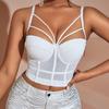 Triangle Camisole Vest Women's Bra Shaping Corset Sexy with Steel Ring Backless Wrap Bra Inner Wear Daily Can Wear Underwear