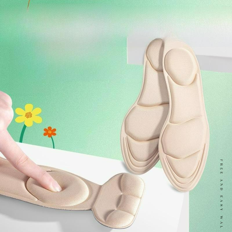 Летние женские стельки на высоком каблуке, мягкие, впитывающие пот, дышащие, противоскользящие, износостойкие