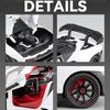 1:24 Senna 720S Sports Car Toy Model Alloy Diecast Light Music Miniature Supercar Doors Opened Models Boys Favourite Gifts Toys