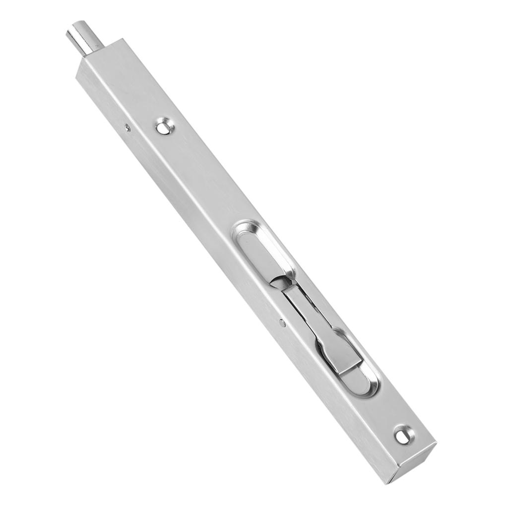 Home Gate Door Security Guard 304 Stainless Steel Flush Latch Bolt Slide Lock 8inch