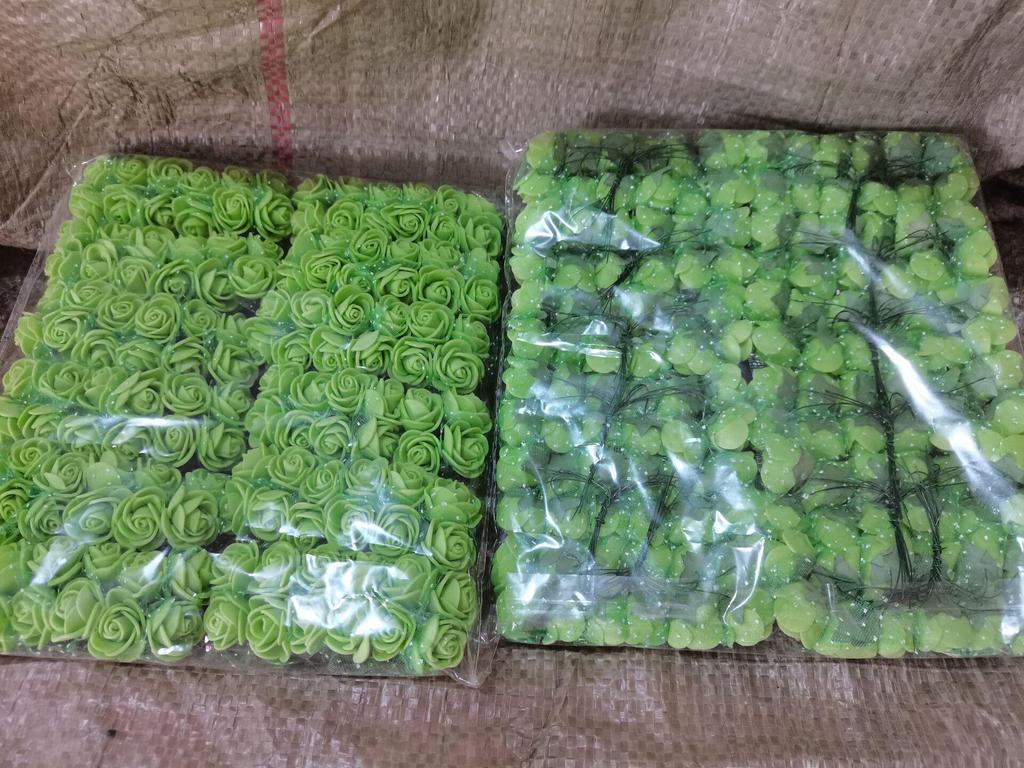 2,5-дюймовая марлевая кружевная роза, пена и сухоцветы для свадебной подарочной коробки, плетеного венка и аксессуаров.