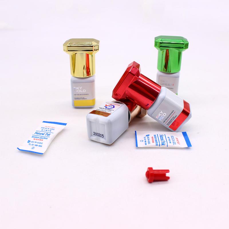 5 г оригинальный красный/зеленый/розовый/золотой клей SKY, клей для наращивания ресниц, 1 с, быстросохнущий клей для наращивания накладных ресниц, удержание 8 недель