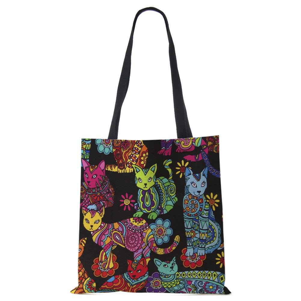 Женская сумка на плечо, многоразовые сумки, продуктовые складные дорожные школьные пляжные сумки