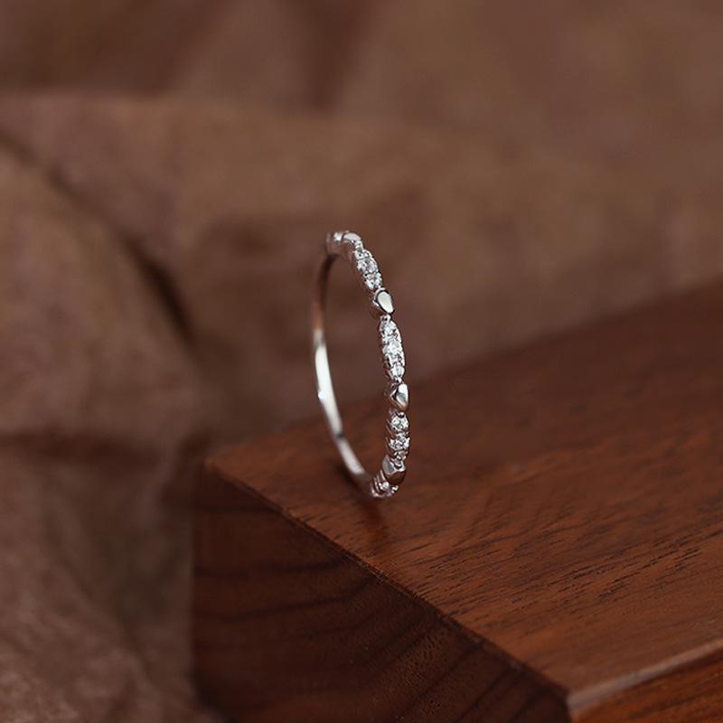 Кольцо для девочек, простое открытое кольцо для холодного ветра, ювелирное женское кольцо