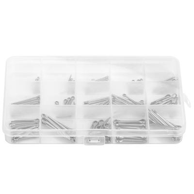 Набор из 150 шт. M1 M3 15 видов шплинтов из нержавеющей стали, набор для крепежа