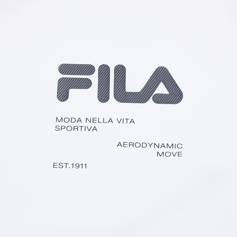 Fila Мужская повседневная футболка для фитнеса с защитой от УФ 50+ Быстросохнущая Топы A51M621114FWT