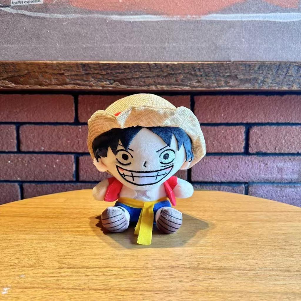 Original 20CM One Piece Anime Figures Plush Toys Luffy Zoro Toys Cartoon Plushie Stuffed Dolls Kids Birthday christmas Durable Gifts