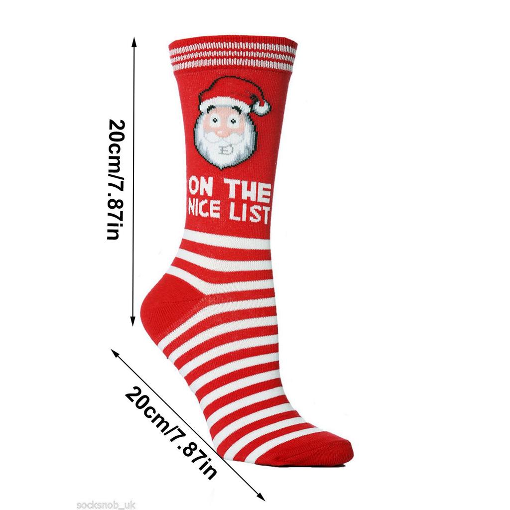 Thickness Novelty Xmas Funny Socks Man Woman Lady Santa Stockings Christmas Socks Santa Claus